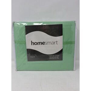 Shop LC Homesmart Mint Green Microfiber 4 Piece King Size Bedding Sheet Set